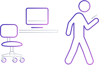 Mova-se enquanto trabalha