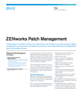 Opuscolo sul prodotto ZENworks Patch Management